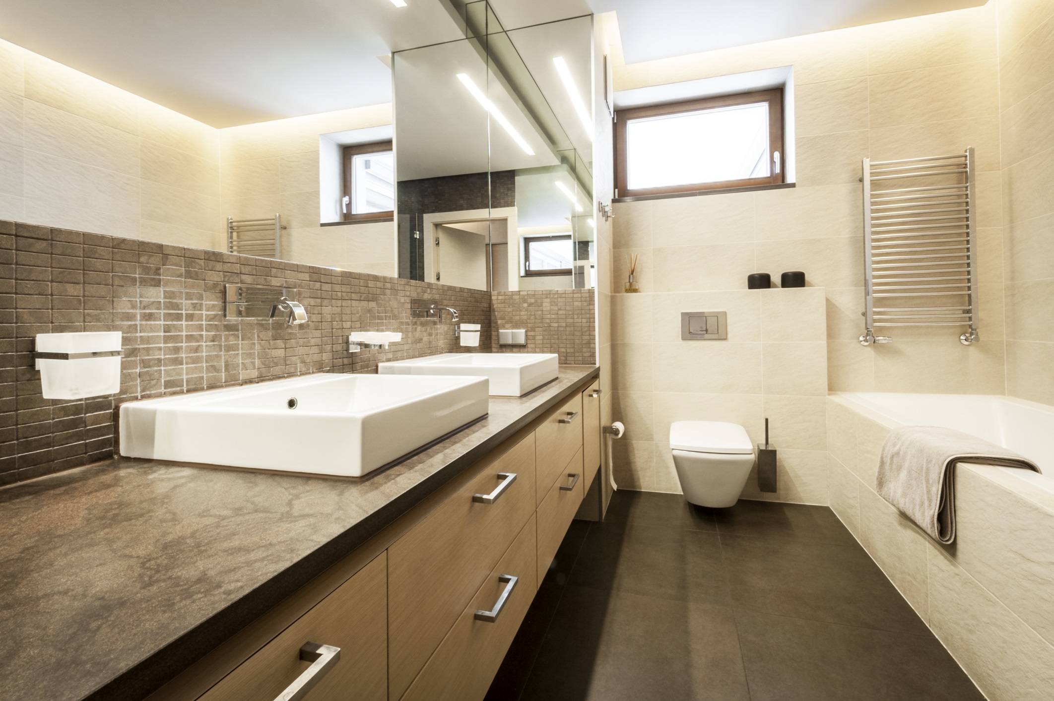 Luxury modern bathroom