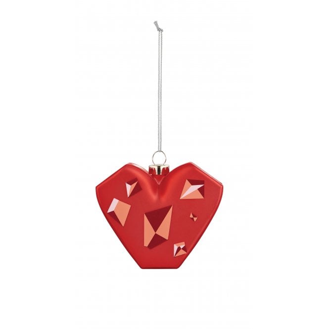 Alessi Amore al Cubo | Glass Christmas Ornament