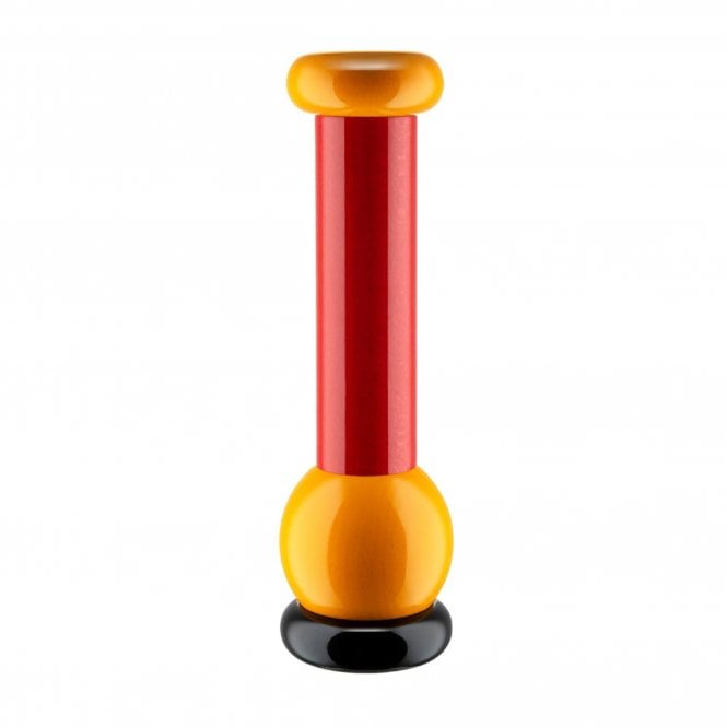 Alessi Beech Wood Salt Pepper & Spice Grinder | Red | MP0210