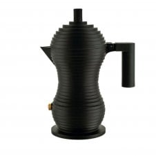 Black Pulcina Espresso Coffee Maker - 3 Cup