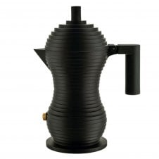Black Pulcina Espresso Coffee Maker - 6 Cup
