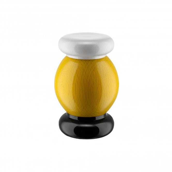 Alessi ES18 1 Twergi Beech Wood Salt Pepper & Spice Mill | Yellow