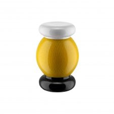 ES18 1 Twergi Beech Wood Salt Pepper & Spice Mill | Yellow