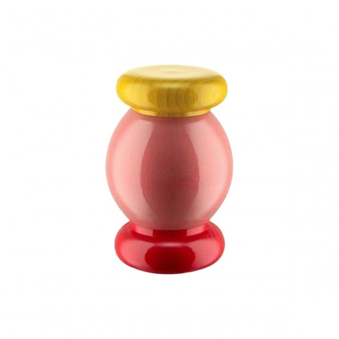 Alessi ES18 2 Twergi Beech Wood Salt Pepper & Spice Mill | Pink