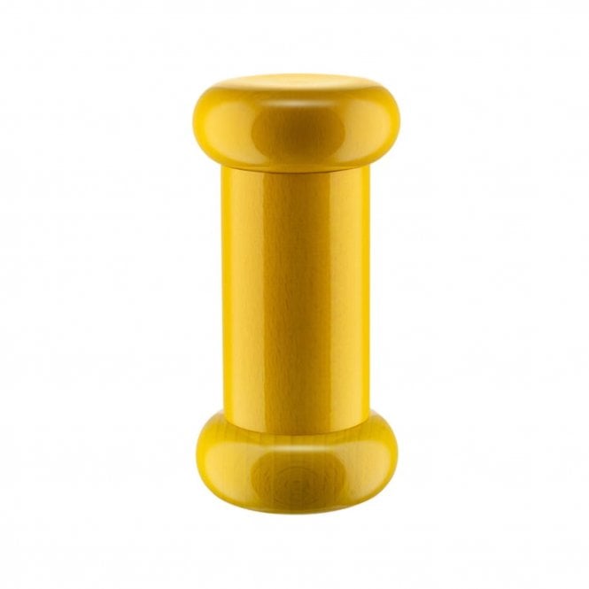 Alessi ES19 1 Twergi Beech Wood Salt Pepper & Spice Mill | Yellow