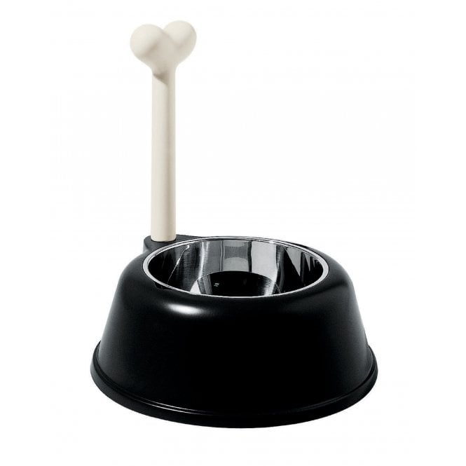 Alessi Lupita Dog Bowl - Black
