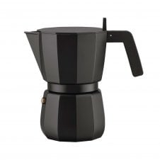 Moka Espresso Coffee Pot | 6 Cup | Black