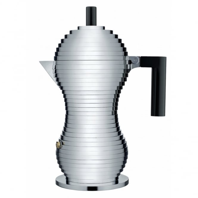 Alessi Pulcina Espresso Coffee Maker - 6 Cup - Black