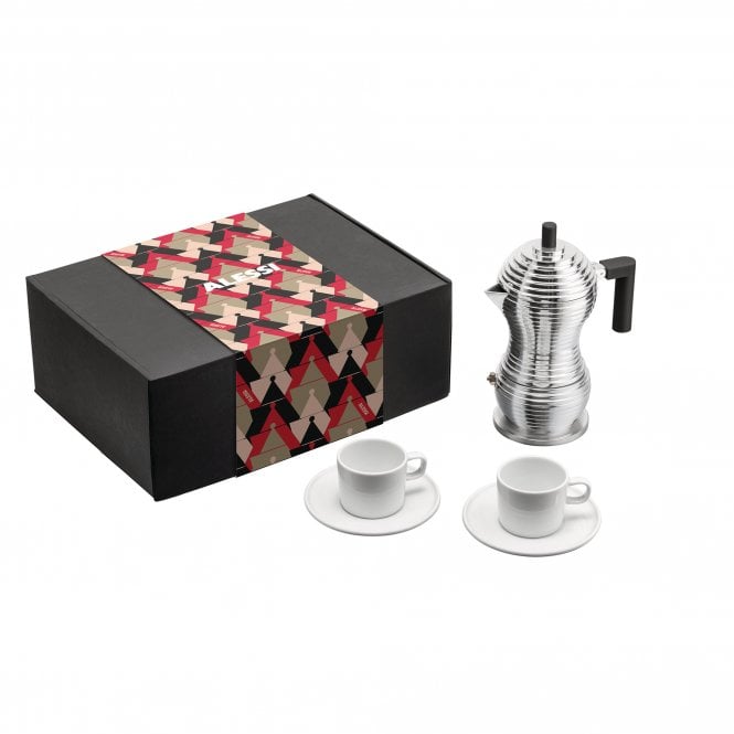 Alessi Pulcina Espresso Coffee Maker Gift Set