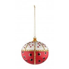 Re Coccinello King Ladybird Tree Decoration
