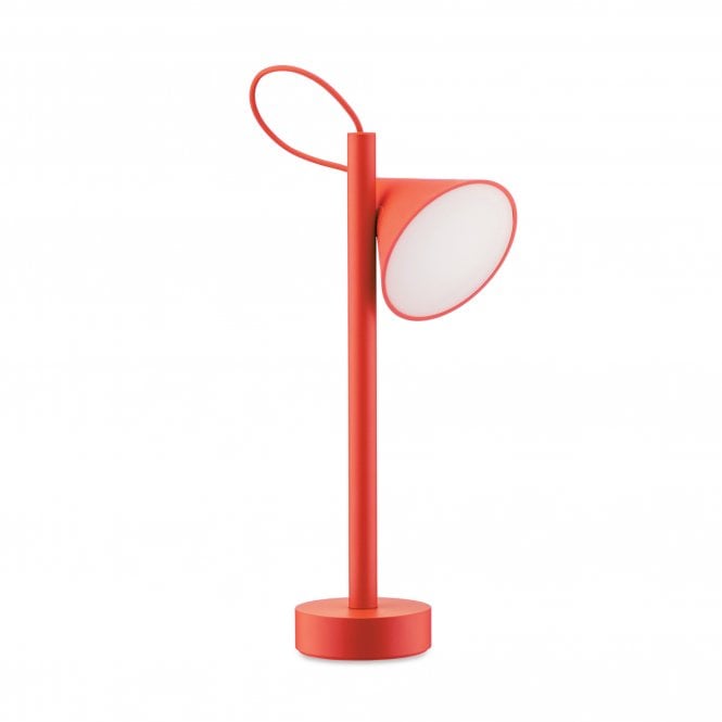 Alessi Tsumiki Portable Table Lamp | Red Orange 