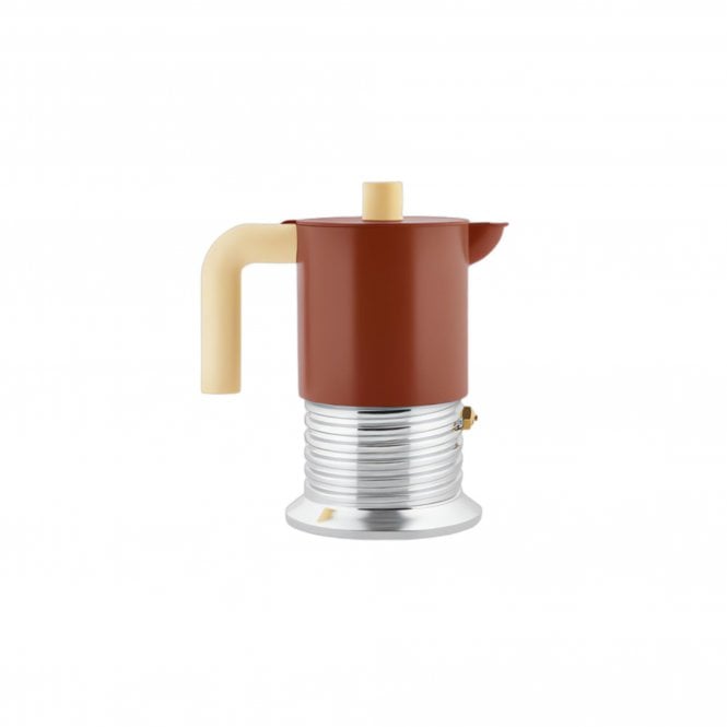 Alessi Vite Espresso Coffee Maker | Brown | 3 Cup