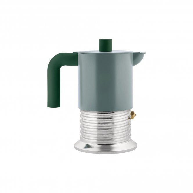 Alessi Vite Espresso Coffee Maker | Sage Green | 3 Cup
