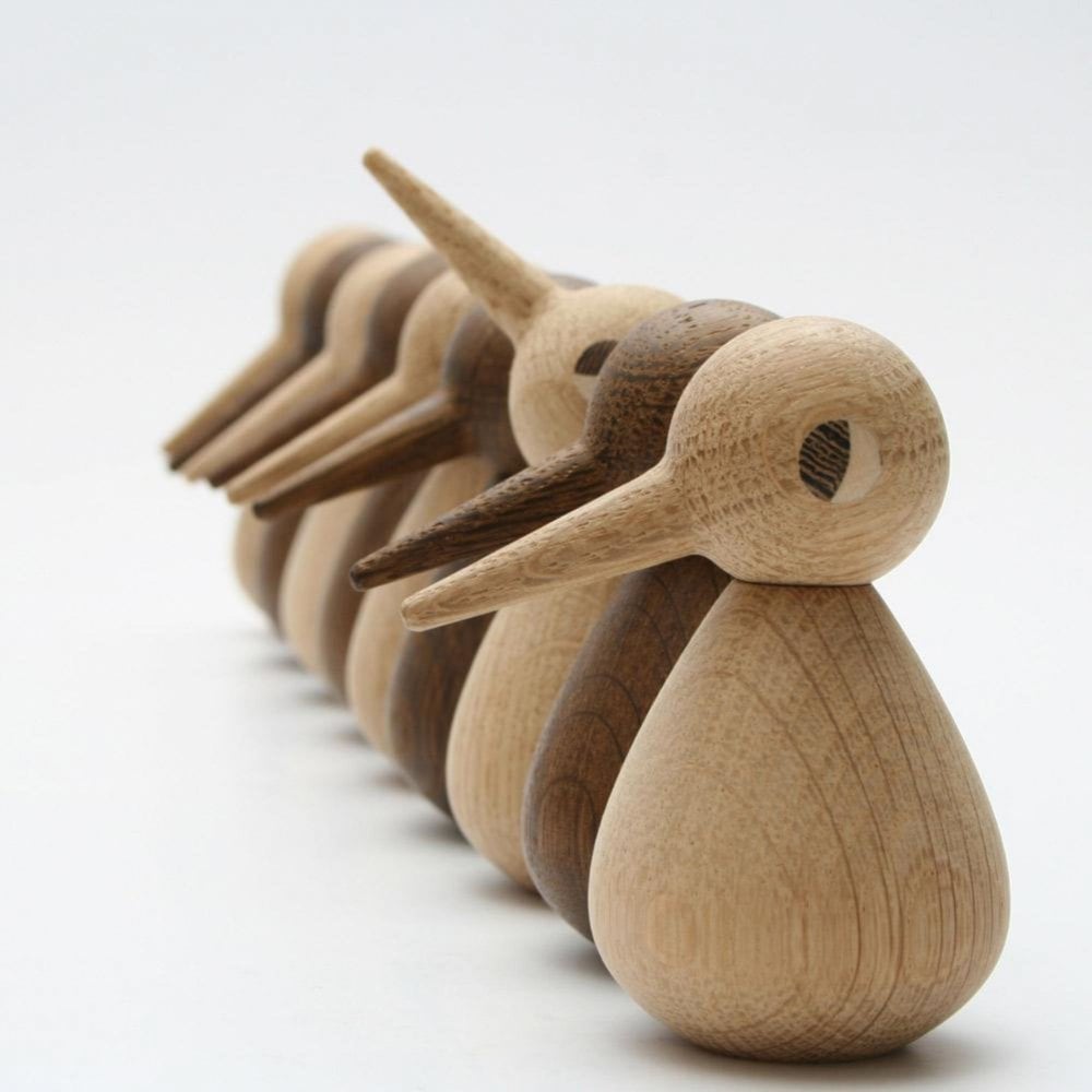 ArchitectMade Bird | Large | Natural Oak | Black by Design