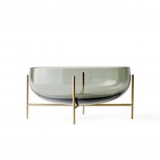 Echasse Bowl | Smoke | Brushed Brass 