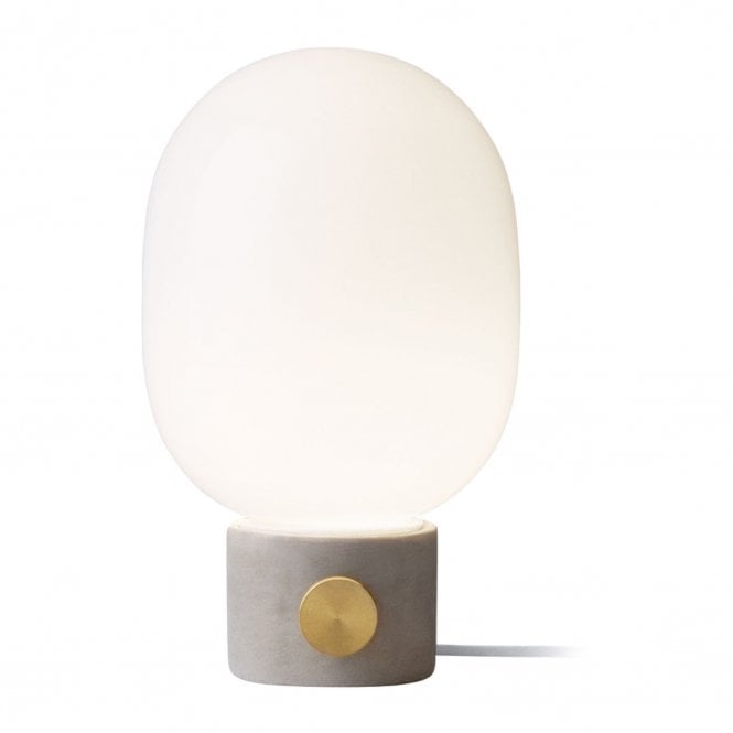 Audo Copenhagen JWDA Concrete Lamp | Light Grey/Brass | UK Plug