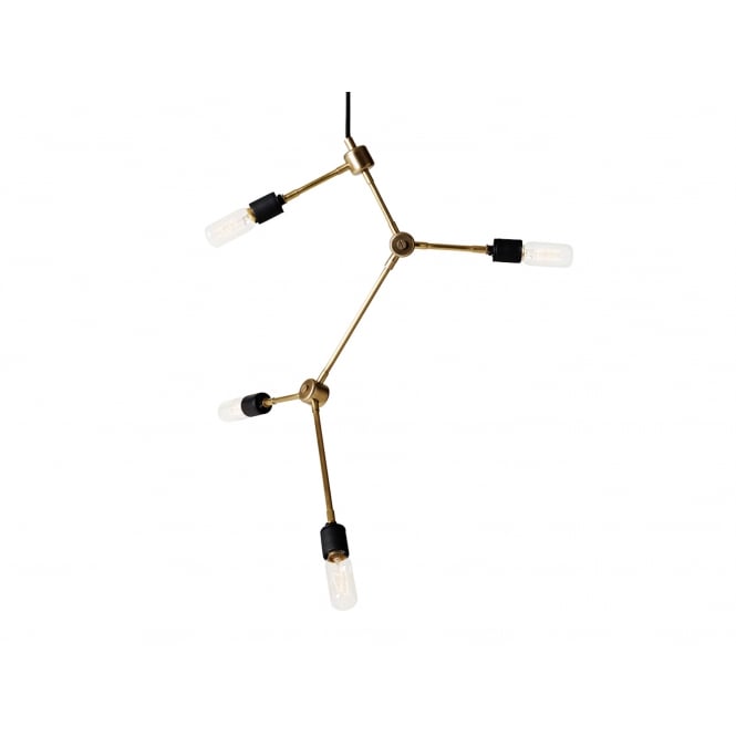 Audo Copenhagen Tribeca Franklin Chandelier - Brass
