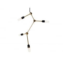Tribeca Franklin Chandelier - Brass