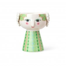 Eva Candle Holder | Green | 9.5cm