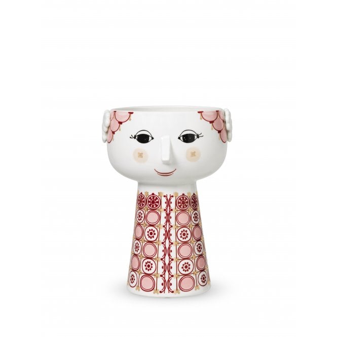 Bjorn Wiinblad Eva Vase | Red | 18cm