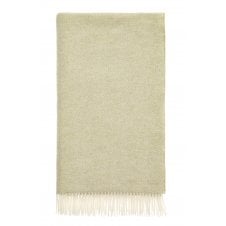 Merino Lambswool Herringbone Throw | Sage