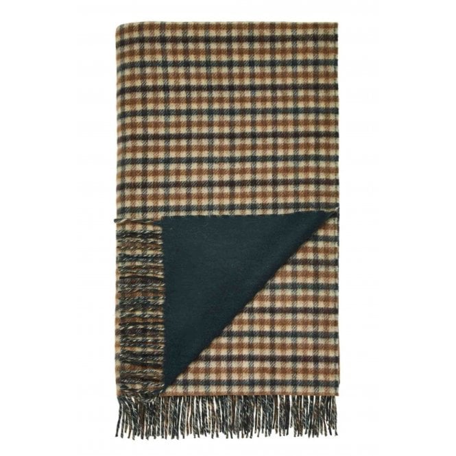 Bronte By Moon Merino Lambswool Throw | Estate Gun Club | Green