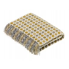 Milan Luxury Merino Lambswool Throw - Gold