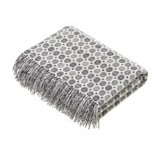 Milan Luxury Merino Lambswool Throw - Grey