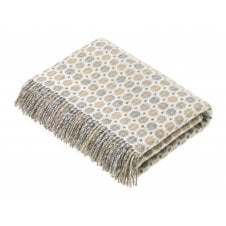 Milan Luxury Merino Lambswool Throw - Natural