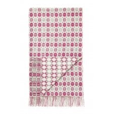 Milan Luxury Merino Lambswool Throw | Pink