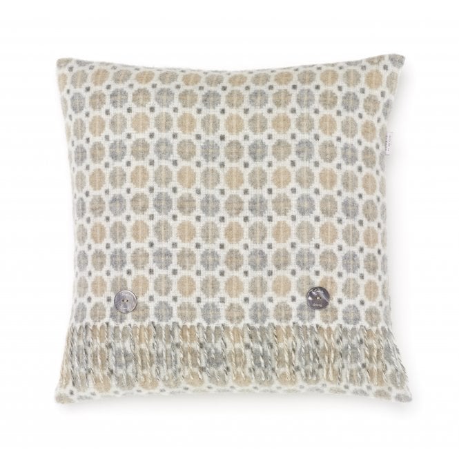 Bronte By Moon Milan Merino Lambswool Cushion - Natural