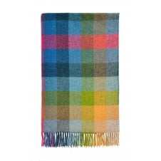 Pure New Wool Harlequin Check Throw | Tutti Frutti
