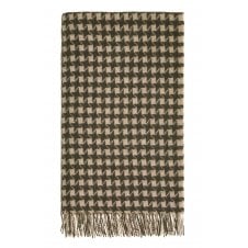 Pure Wool Throw | Star | Green