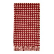Pure Wool Throw | Star | Red