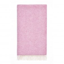 Pure Wool XL Throw | Pale Pink | 220cm x 140cm 