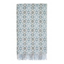 Shetland Wool Throw | Dartmouth | Blue