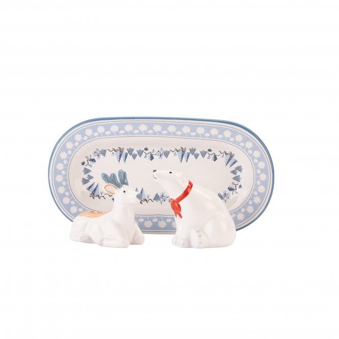 Cath Kidston Polar Bear and Reindeer Salt & Pepper Shaker Set