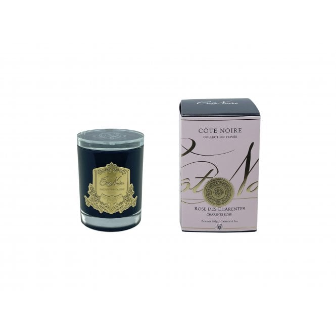 Cote Noire Charente Rose 185g Soy Blend Candle | Gold