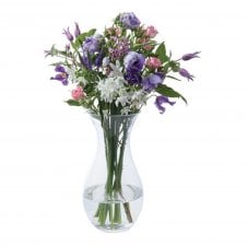 Flower Garden Foliage Handmade Glass Vase