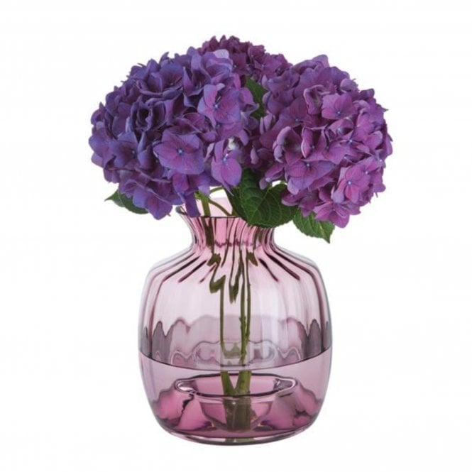 Dartington Crystal Handmade Glass Cushion Vase | Heather