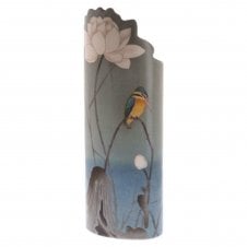 Koson - Kingfisher With Lotus Vase