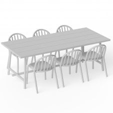 Fred's 6 Seater Outdoor Dining Set | Large