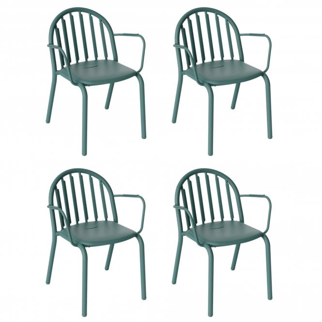 Fatboy Fred's Armchair Set | Dark Sage | Set of 4