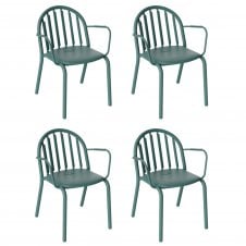 Fred's Armchair Set | Dark Sage | Set of 4