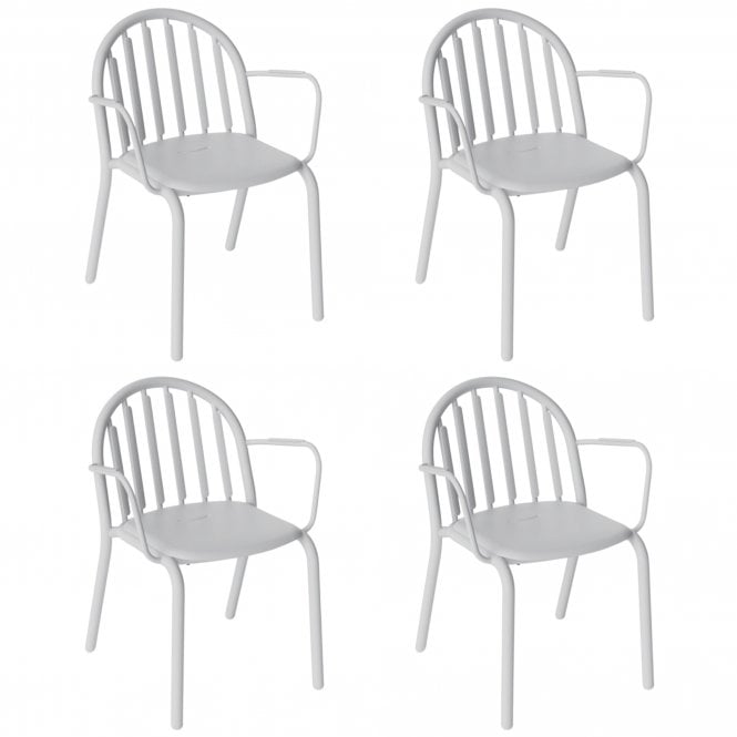 Fatboy Fred's Armchair Set | Light Grey | Set of 4