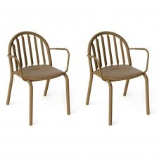 Fred's Armchair Set | Mochaccino | Set of 2
