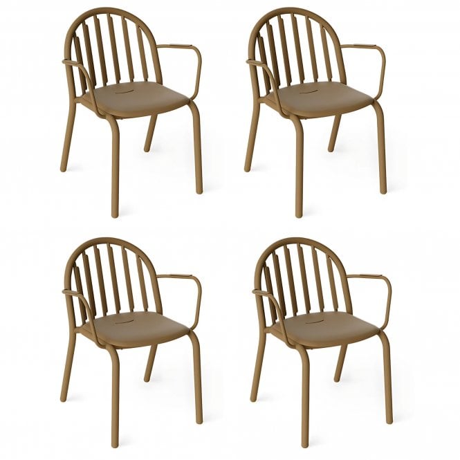 Fatboy Fred's Armchair Set | Mochaccino | Set of 4