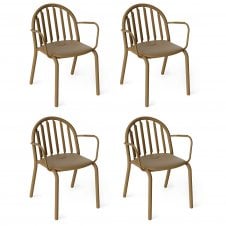 Fred's Armchair Set | Mochaccino | Set of 4