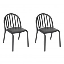Fred's Chair Set | Anthracite | Set of 2
