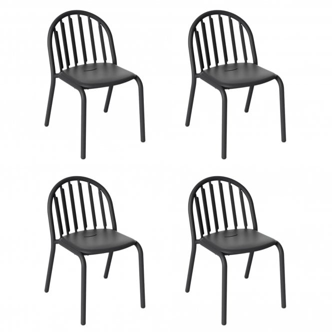 Fatboy Fred's Chair Set | Anthracite | Set of 4